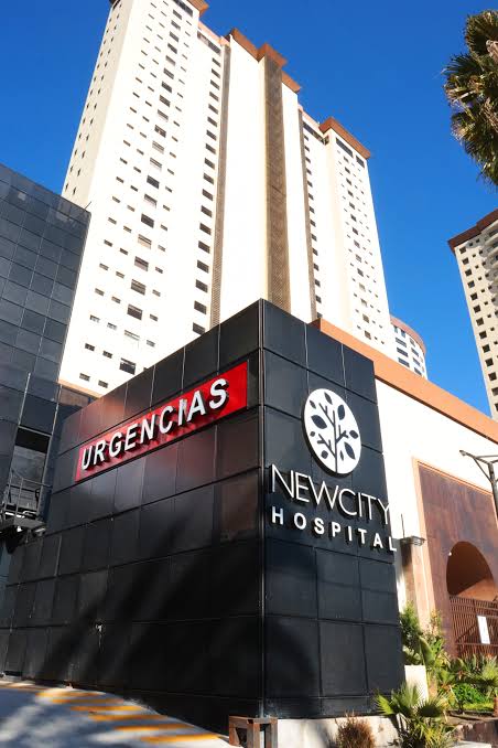 New City Hospital exterior in Tijuana